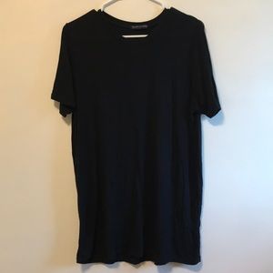 Black T-shirt dress